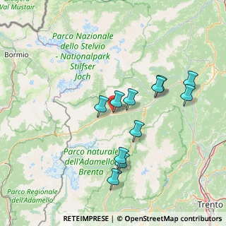 Mappa Strada delle Coste, 38026 Ossana TN, Italia (13.61091)