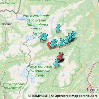 Mappa Strada delle Coste, 38026 Ossana TN, Italia (10.323)