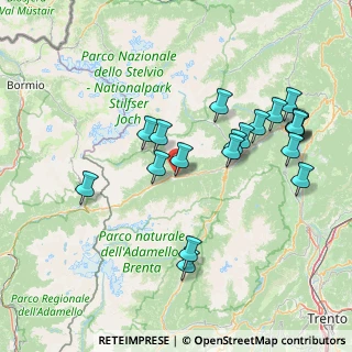 Mappa Strada delle Coste, 38026 Ossana TN, Italia (15.8555)