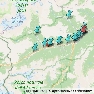 Mappa Strada delle Coste, 38026 Ossana TN, Italia (8.7615)