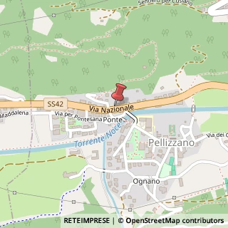 Mappa Via Nazionale, 33, 38020 Pellizzano, Trento (Trentino-Alto Adige)
