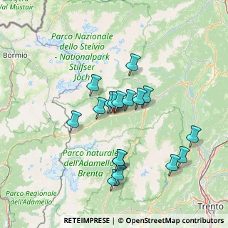 Mappa Via per Ponte Sana, 38020 Pellizzano TN, Italia (12.67824)