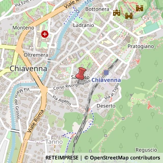 Mappa Viale risorgimento 21, 23022 Chiavenna, Sondrio (Lombardia)