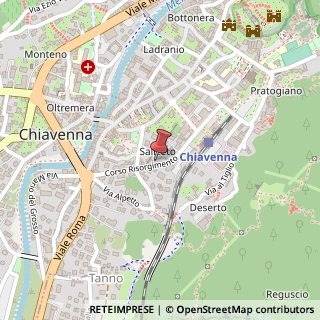 Mappa Viale Risorgimento, 24, 23022 Chiavenna, Sondrio (Lombardia)