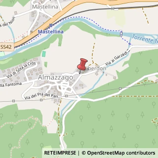 Mappa Frazione almazzago 96, 38020 Commezzadura, Trento (Trentino-Alto Adige)