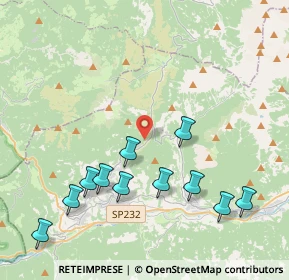 Mappa SS620, 38030 Varena TN, Italia (4.46636)