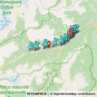 Mappa Strada delle Giare, 38020 Commezzadura TN, Italia (6.3275)