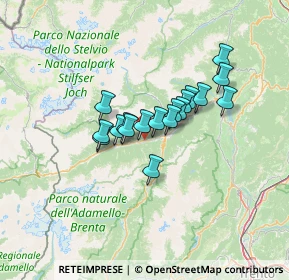 Mappa Str. delle Giare, 38020 Mezzana TN, Italia (8.98056)