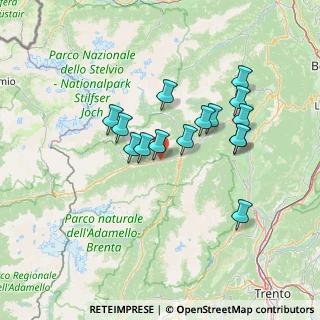 Mappa Strada delle Giare, 38020 Commezzadura TN, Italia (11.95933)