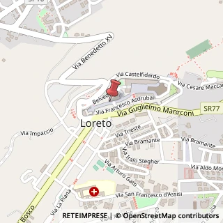 Mappa Corso Traiano Boccalini, 41, 60025 Loreto, Ancona (Marche)