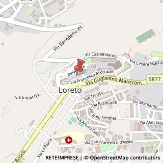 Mappa Corso Traiano Boccalini, 31, 60025 Loreto, Ancona (Marche)