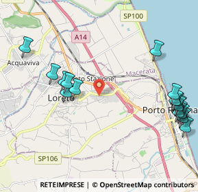 Mappa Via Buffaloreccia C.C. IperSimply, 60025 Loreto AN, Italia (2.72412)