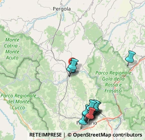 Mappa Via S. Bernardino, 60041 Sassoferrato AN, Italia (10.143)