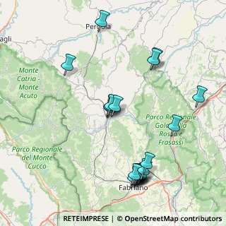 Mappa Via S. Bernardino, 60041 Sassoferrato AN, Italia (9.3085)
