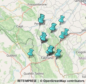 Mappa Via S. Bernardino, 60041 Sassoferrato AN, Italia (10.63211)