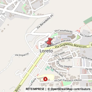 Mappa Piazza Giacomo Leopardi, 2, 60025 Loreto, Ancona (Marche)