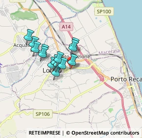 Mappa Via Buffolareccia, 60025 Loreto AN, Italia (1.32214)