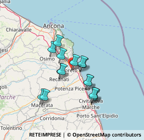 Mappa Via Buffolareccia, 60025 Loreto AN, Italia (11.062)