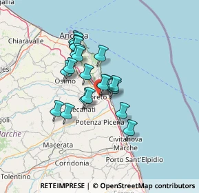 Mappa Via Buffolareccia, 60025 Loreto AN, Italia (10.4815)