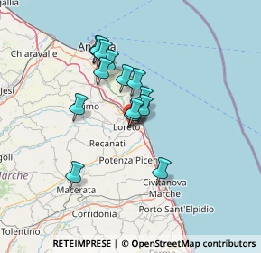 Mappa Via Buffolareccia, 60025 Loreto AN, Italia (10.83143)