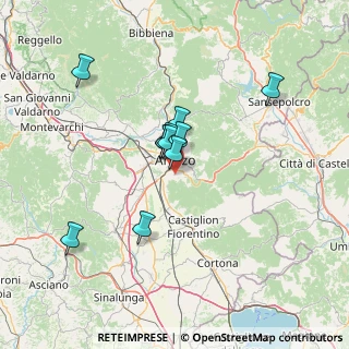 Mappa Via Magnanina, 52100 Arezzo AR, Italia (11.04273)