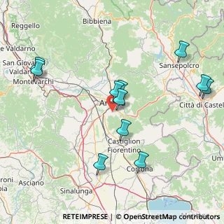 Mappa Via Magnanina, 52100 Arezzo AR, Italia (17.81182)