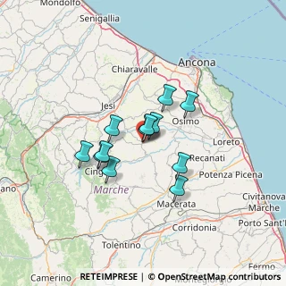 Mappa Piazza IX Luglio, 60024 Filottrano AN, Italia (9.77667)