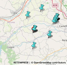 Mappa 60024 Filottrano AN, Italia (8.4465)