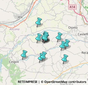 Mappa 60024 Filottrano AN, Italia (4.42267)
