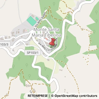 Mappa Via E. Ciucci, 5, 06010 Monte Santa Maria Tiberina, Perugia (Umbria)