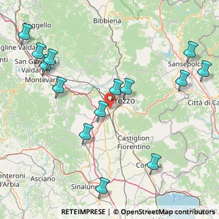 Mappa Rio di Sinistra, 52100 Arezzo AR, Italia (21.12429)