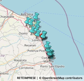 Mappa Via Loreto, 62017 Porto Recanati MC, Italia (10.09294)