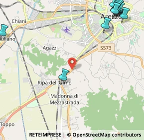 Mappa SP 73, 52100 Arezzo AR, Italia (3.49636)