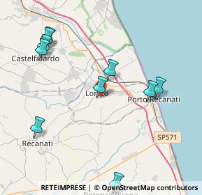 Mappa Via San Francesco D'Assisi, 60025 Loreto AN, Italia (5.07636)