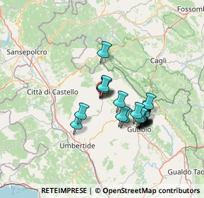 Mappa Via del Lavoro, 06026 Pietralunga PG, Italia (11.376)