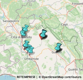 Mappa Via del Lavoro, 06026 Pietralunga PG, Italia (10.8785)