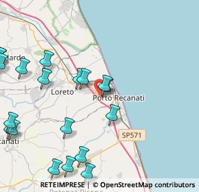 Mappa SS16 km.325, 60025 Loreto AN, Italia (5.763)