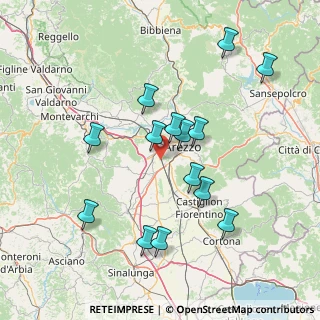 Mappa Localita San Zeno, 52100 Arezzo AR, Italia (15.25357)
