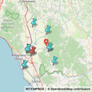 Mappa SP 13 del Commercio, 56040 Santa Luce PI, Italia (7.36545)