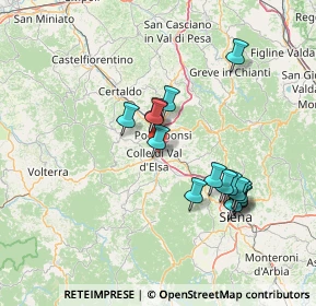 Mappa Località Castiglioni basso, 53036 Poggibonsi SI, Italia (13.80133)