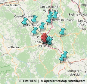 Mappa Località Castiglioni basso, 53036 Poggibonsi SI, Italia (9.73824)