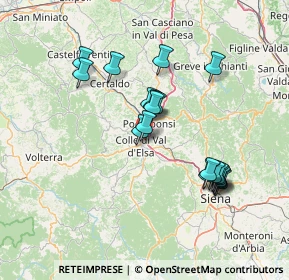 Mappa Località Castiglioni basso, 53036 Poggibonsi SI, Italia (13.60368)