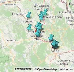 Mappa Località Castiglioni basso, 53036 Poggibonsi SI, Italia (12.0925)