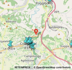 Mappa Località Castiglioni basso, 53036 Poggibonsi SI, Italia (2.83923)