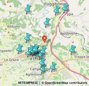 Mappa Località Castiglioni basso, 53036 Poggibonsi SI, Italia (2.036)