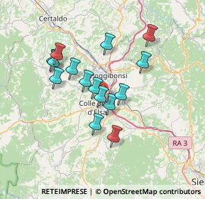 Mappa Località Castiglioni basso, 53036 Poggibonsi SI, Italia (6.09867)