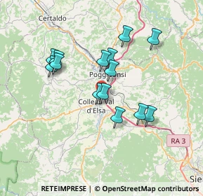 Mappa Località Castiglioni basso, 53036 Poggibonsi SI, Italia (6.37857)
