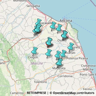 Mappa Via S. Lorenzo, 60024 Filottrano AN, Italia (11.4185)