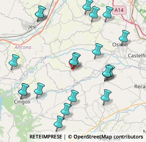 Mappa Via S. Lorenzo, 60024 Filottrano AN, Italia (9.787)
