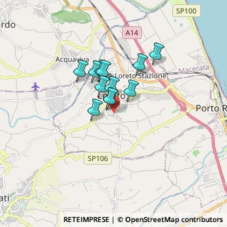 Mappa Via Cav di Vittorio Veneto, 60025 Loreto AN, Italia (1.15)